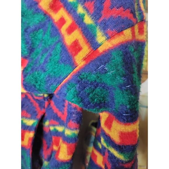 Timbuktu Artisan Fleece Aztec Western Sweatshirt Pockets Size 1 1X 14 16 18 - Picture 5 of 5